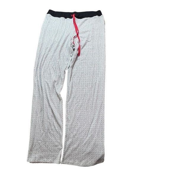 Ellen Tracy 2 Piece Top & Pant Pajama Set Red and Black Size Medium. NWT p26 - Picture 6 of 12